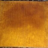 Three  leather armchairs