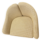 FAuteuil années 70 Italien Tecno retapissé