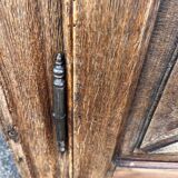 Antique oak bonnetière