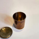 Boîte décor oiseaux fleurs laiton