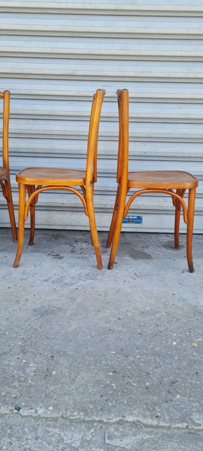 Set of four fischel bistro chairs