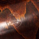 2 of 8 Vintage Casala Stackable Chairs, Germany 1970s, Plywood & Chrome