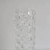 Vintage Glass Vase by Pavel Pánek for Sklo Union Libochovice, 1970's.