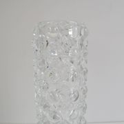 Vintage Glass Vase by Pavel Pánek for Sklo Union Libochovice, 1970's.