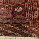 Turkmen tekke main carpet, 290x240 cm