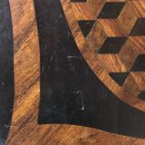 Dressing table / Worker in mercury glass marquetry and bronze fittings