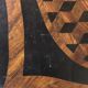 Dressing table / Worker in mercury glass marquetry and bronze fittings
