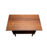 Armoire murale vintage en placage teck avec tiroir, datant des années 1960.