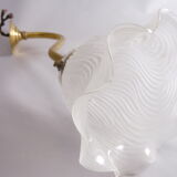 Gooseneck frosted glass Tulip applique