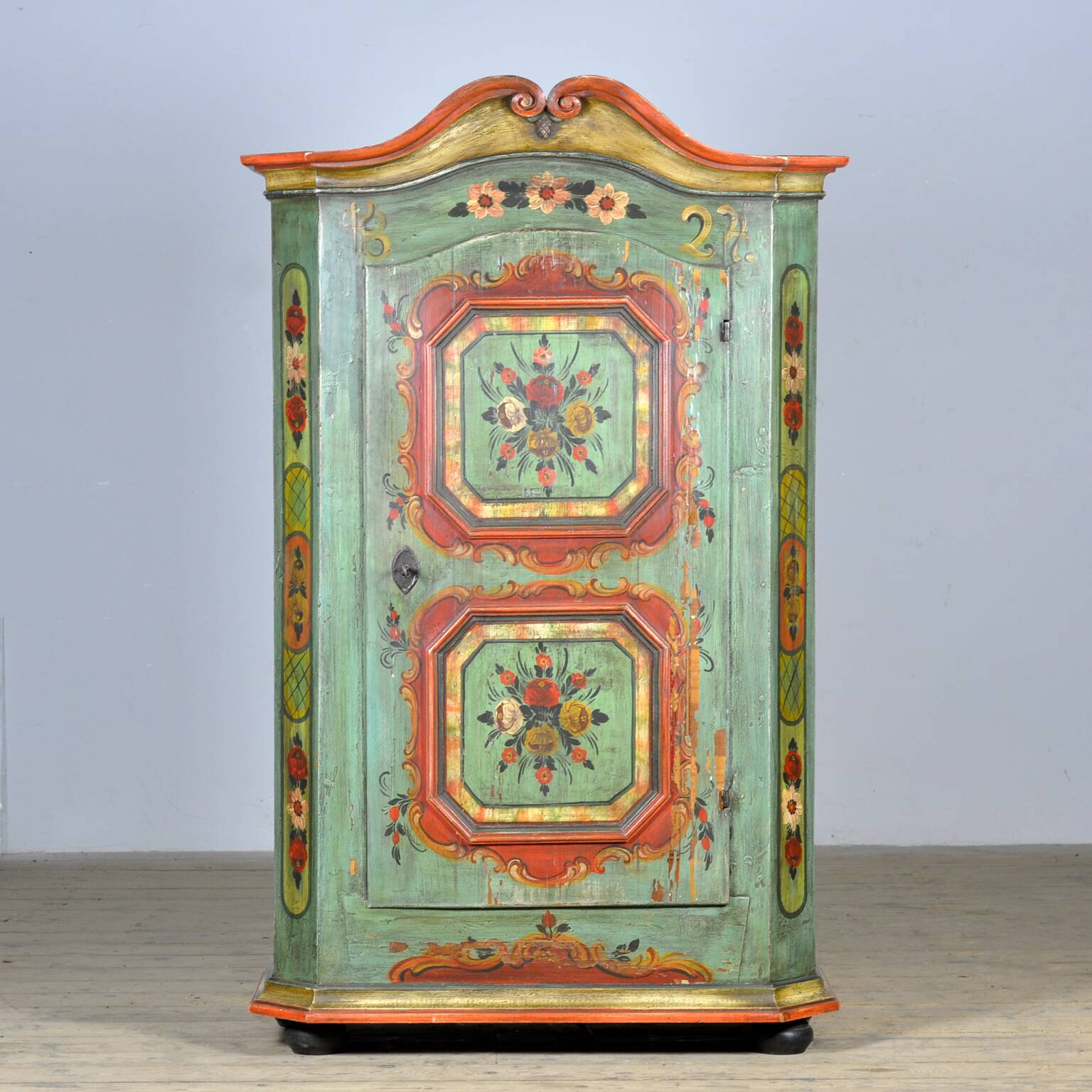 German wedding cabinet, dated 1824