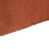 Wooden enfilade with fuchsia pink and black formica, 1950s, 130x50x100cm