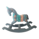 Cheval à bascule vintage