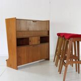Danish design dry bar set by Johannes Andersen for Skaaning & Søn