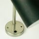 Austrian black cylindrical wall light by J.T. Kalmar, Vienna, mid-century.