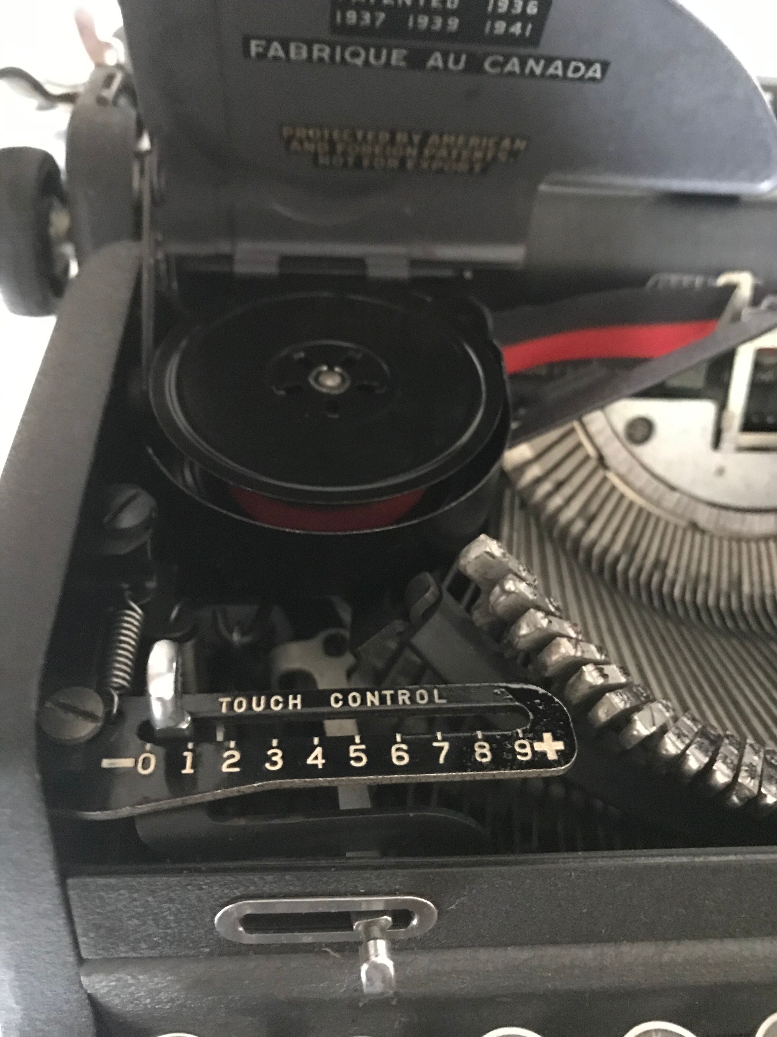 Royal typewriter, circa 1940