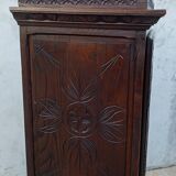 Bonnetière Armoire style Breton en bois naturel