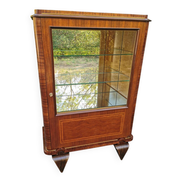 Art Deco silver display case