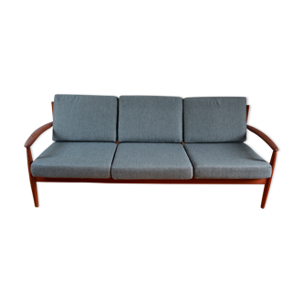 Banquette scandinave teck par Grete Jalk