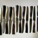 Set of 12 old Fontenille Pataud knives