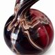 Vase de sol en verre de Murano sculpture 64 cm style mid-century moderne Fenicio Somm