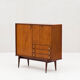 Cabinet de bar par Oswald Vermaercke pour V-form, Belgique, années 1960