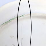 Green dabded leaf dish