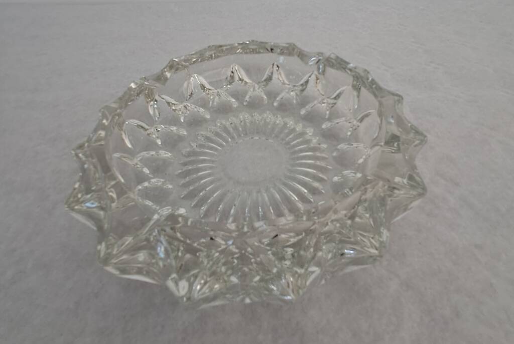 Large glass ashtray