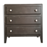 Black vintage chest of drawers compass feet