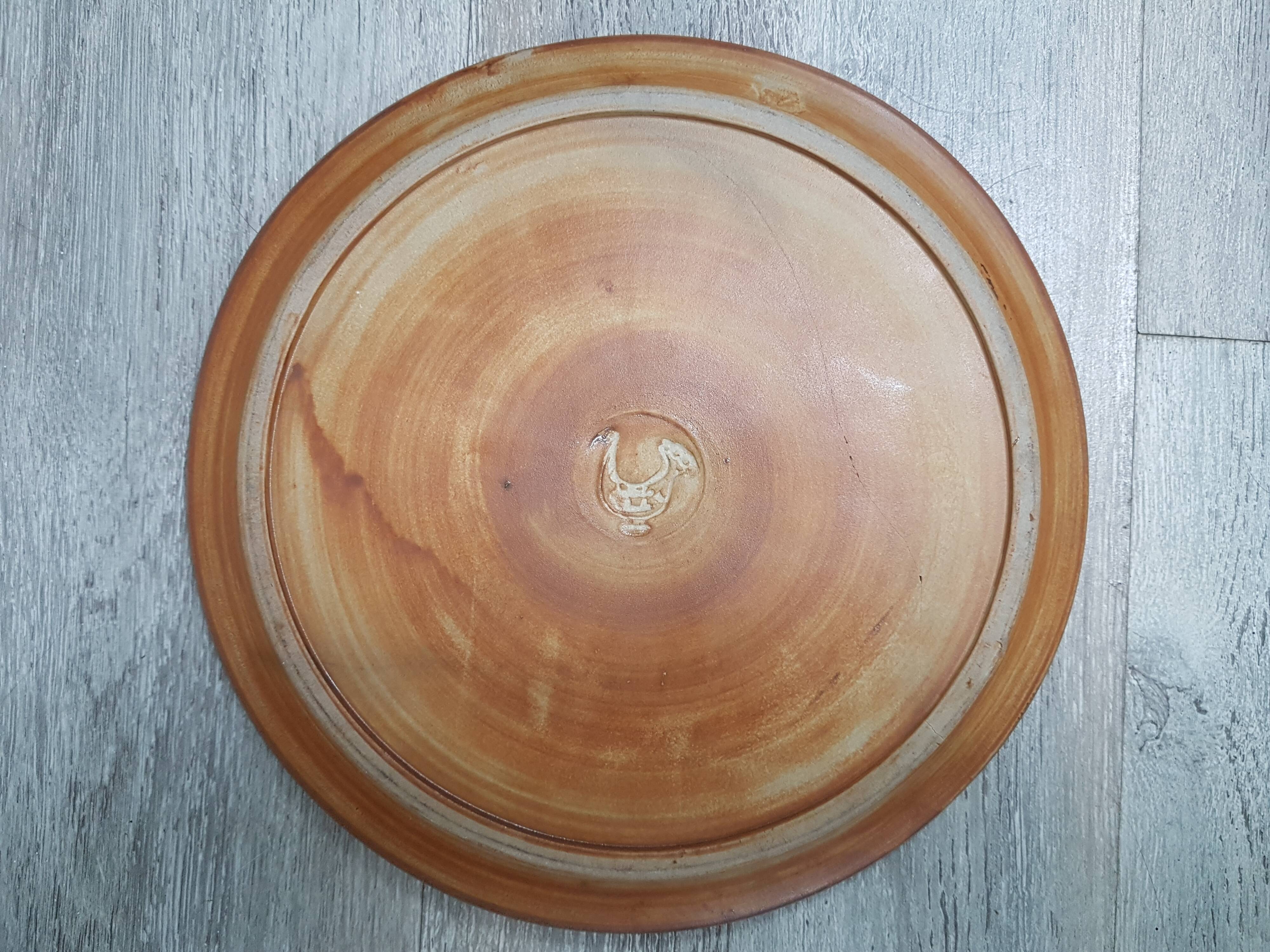 Large plate from La Potterie de la Colombe