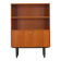 Bibliothèque en placage de teck danois avec un bar et des étagères réglables, années 1970.