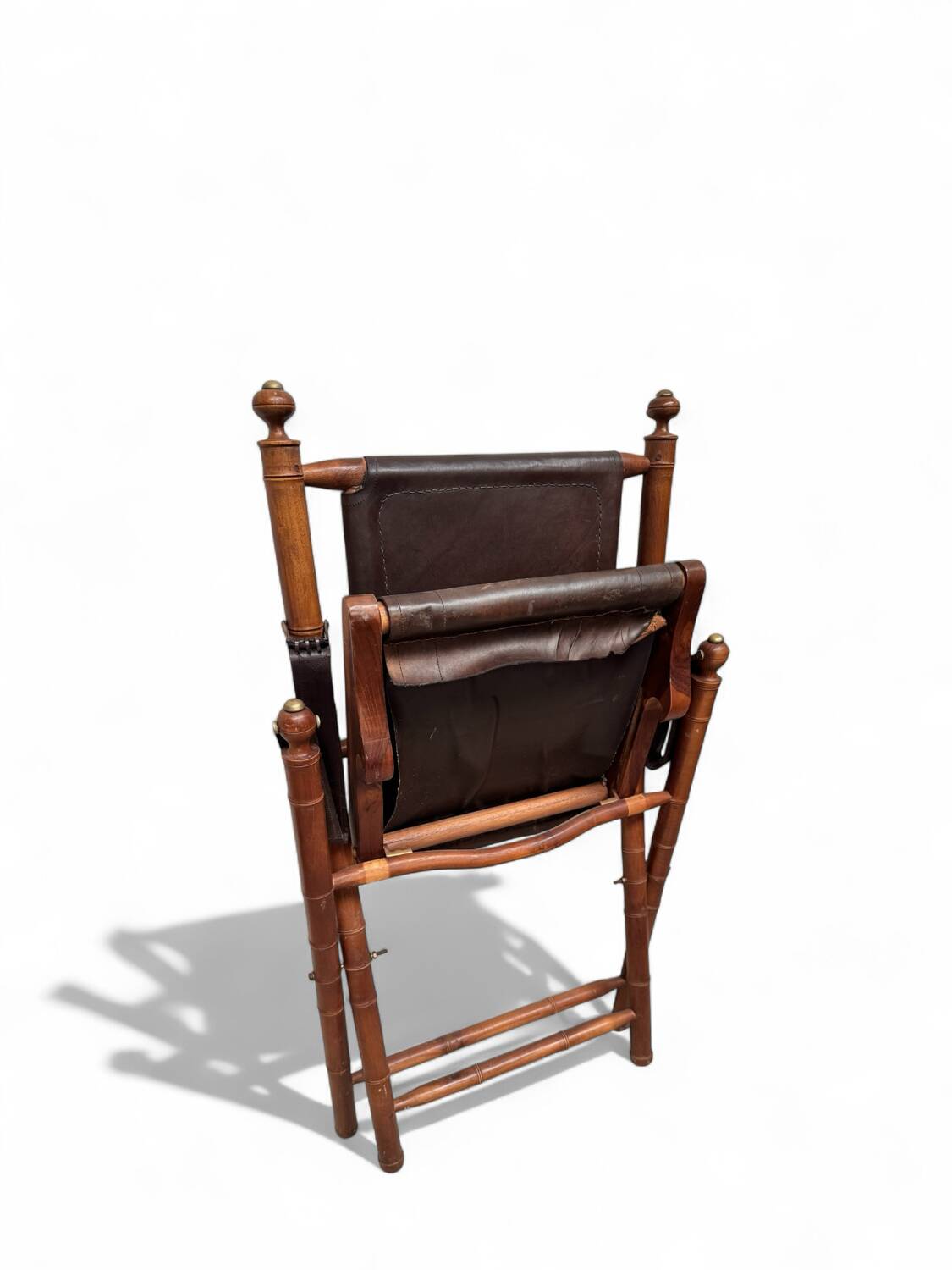 Paire de chaises coloniales faux bambous 1960’s