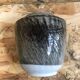 Old Ceramic Vase White Brown Grey 70s Signature Vintage