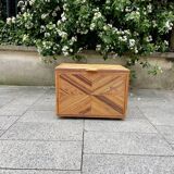 Vintage rattan chest