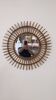 XL sun mirror in rattan, France circa 1960