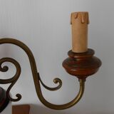 wooden chandelier turns and leiton