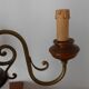 wooden chandelier turns and leiton