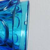 2 antique blue Charles X glasses