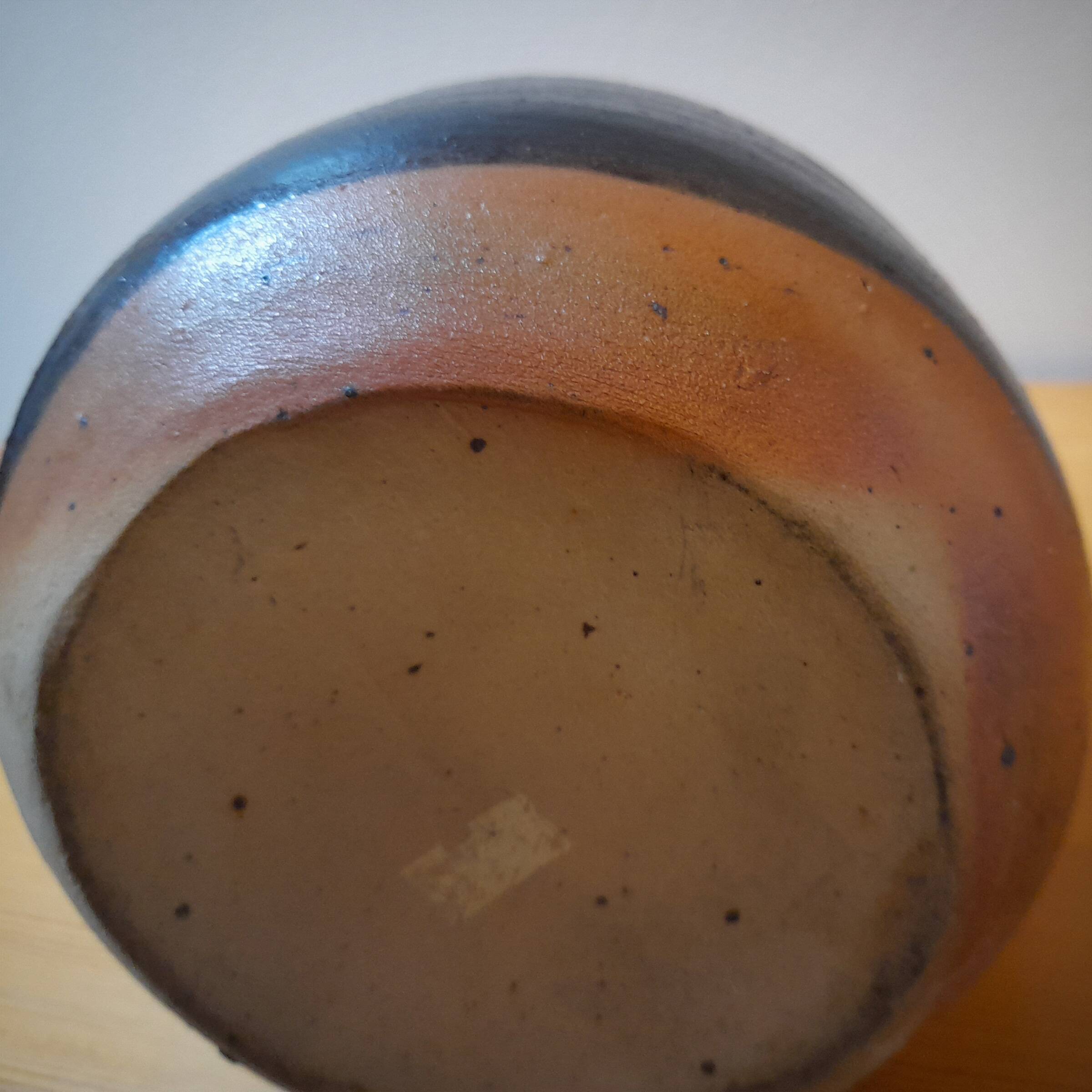 Yves Mohy, pyrite stoneware pitcher, La Borne, France, 1950s