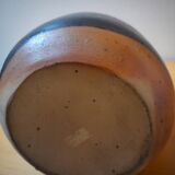 Yves Mohy, pyrite stoneware pitcher, La Borne, France, 1950s