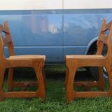 Set of 2 Guillerme and Chambon chairs
