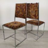 Vintage chairs floral fabric