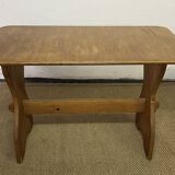 Ensemble table et 4 chaises en bois vintage