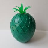 Vintage green "pineapple" ice cube bucket from the 1970s - 70's