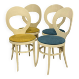 Set of 4 chairs from Baumann, Mouette model, vintage 1970