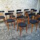 12 mismatched bistro chairs