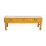 Low oak console, Sweden, 1960