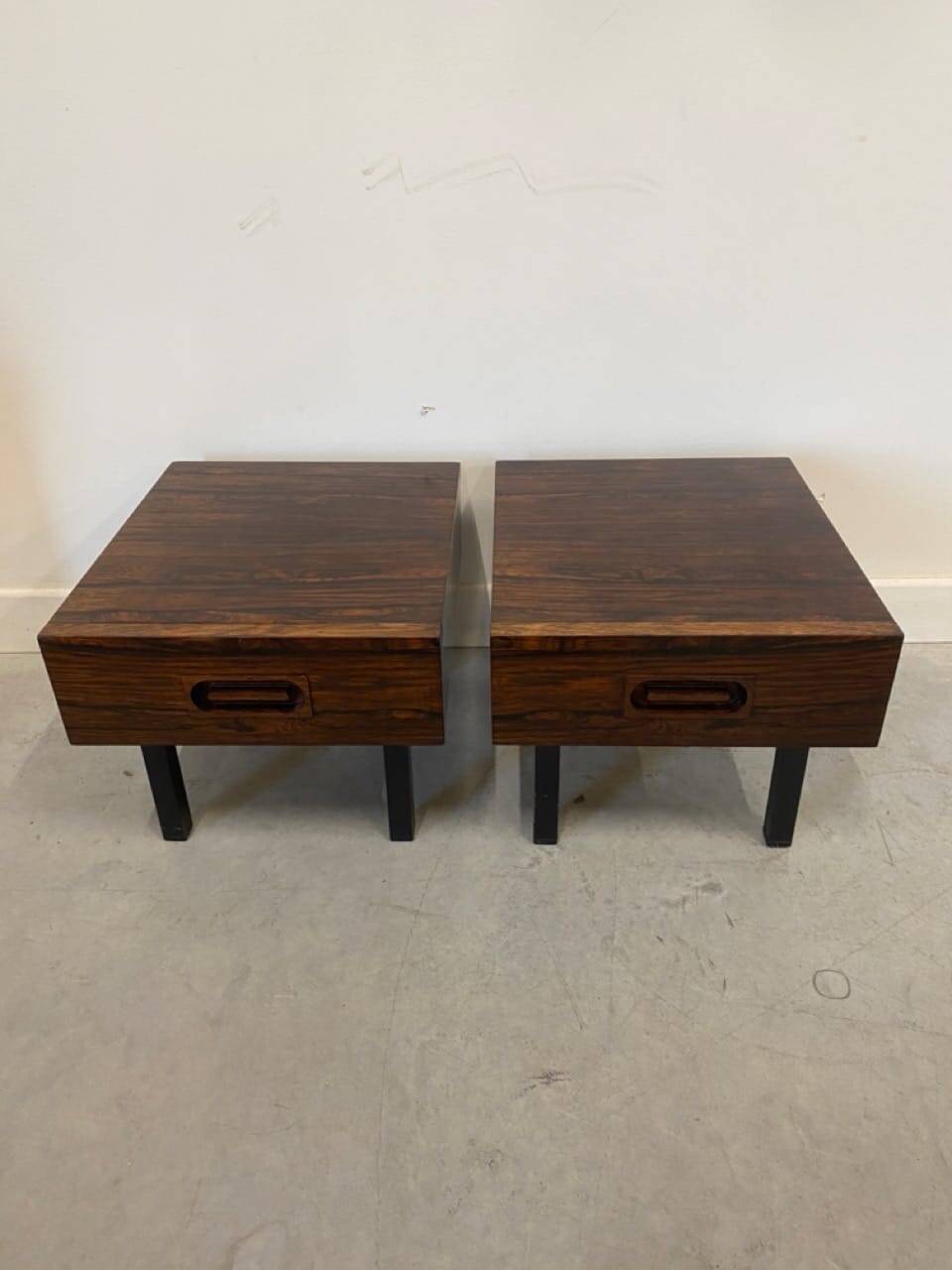 Pair of vintage Scandinavian bedside tables