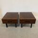Pair of vintage Scandinavian bedside tables