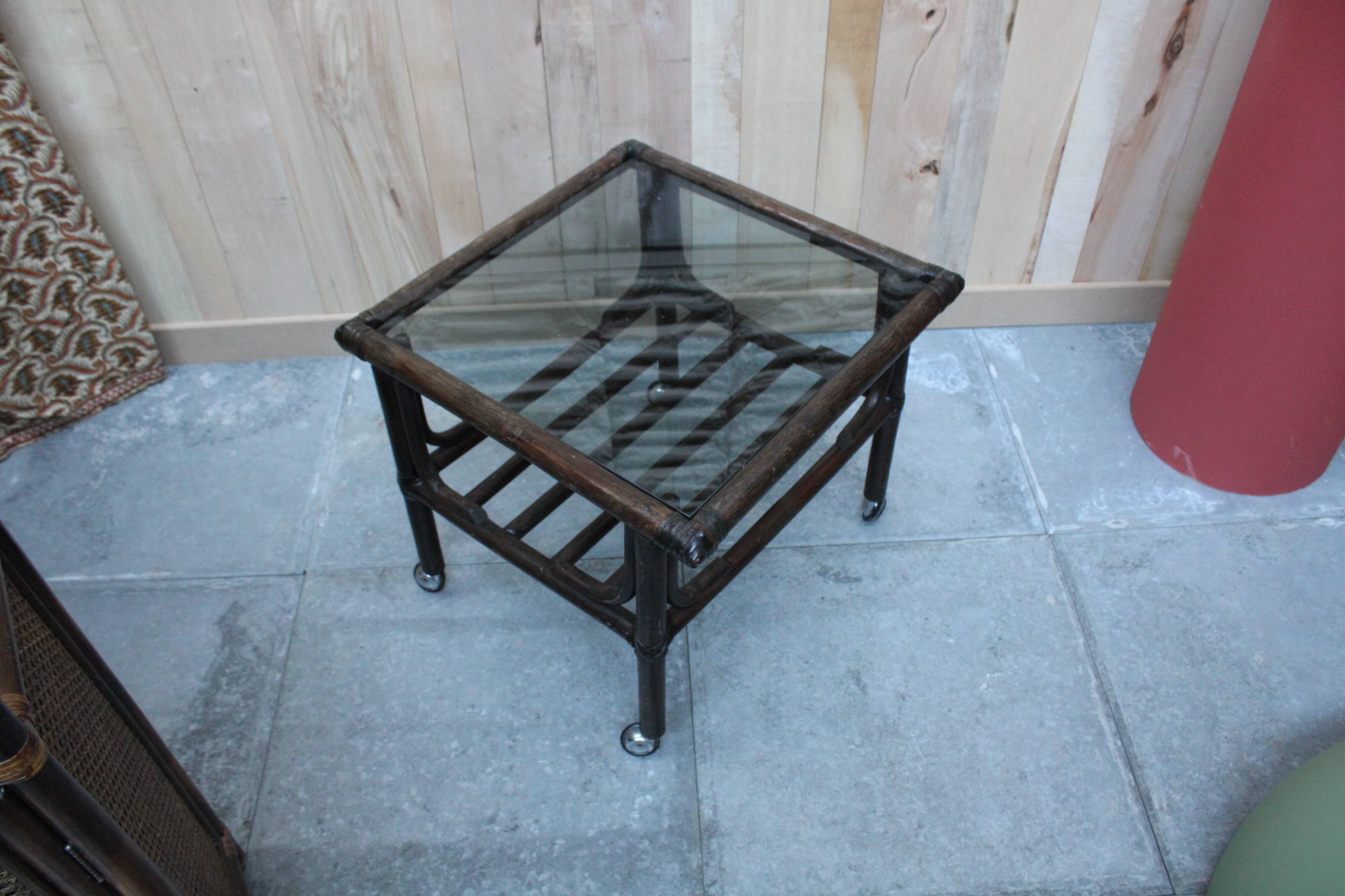 bamboo coffee table