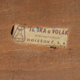 1940s ancient serving table drant trnka and volák dřevoprůmysl holešov